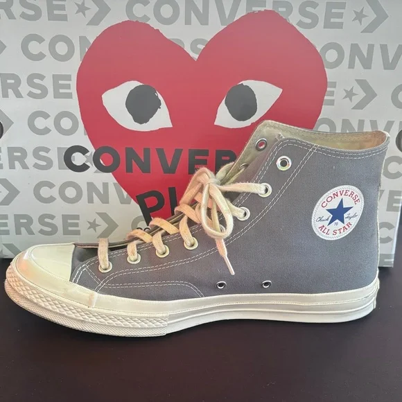 💘 Converse Unisex Comme des Garcons shoes size 12 - Picture 6 of 13